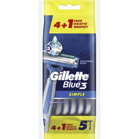 Rasoir Homme pack de 5